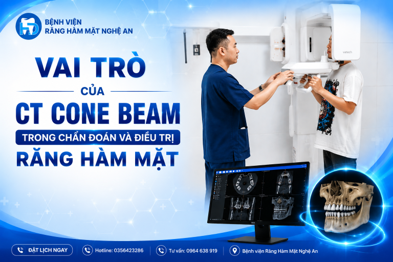 VAI TRÒ CỦA CT CONE BEAM TRONG CHẨN ĐOÁN VÀ ĐIỀU TRỊ RĂNG HÀM MẶT